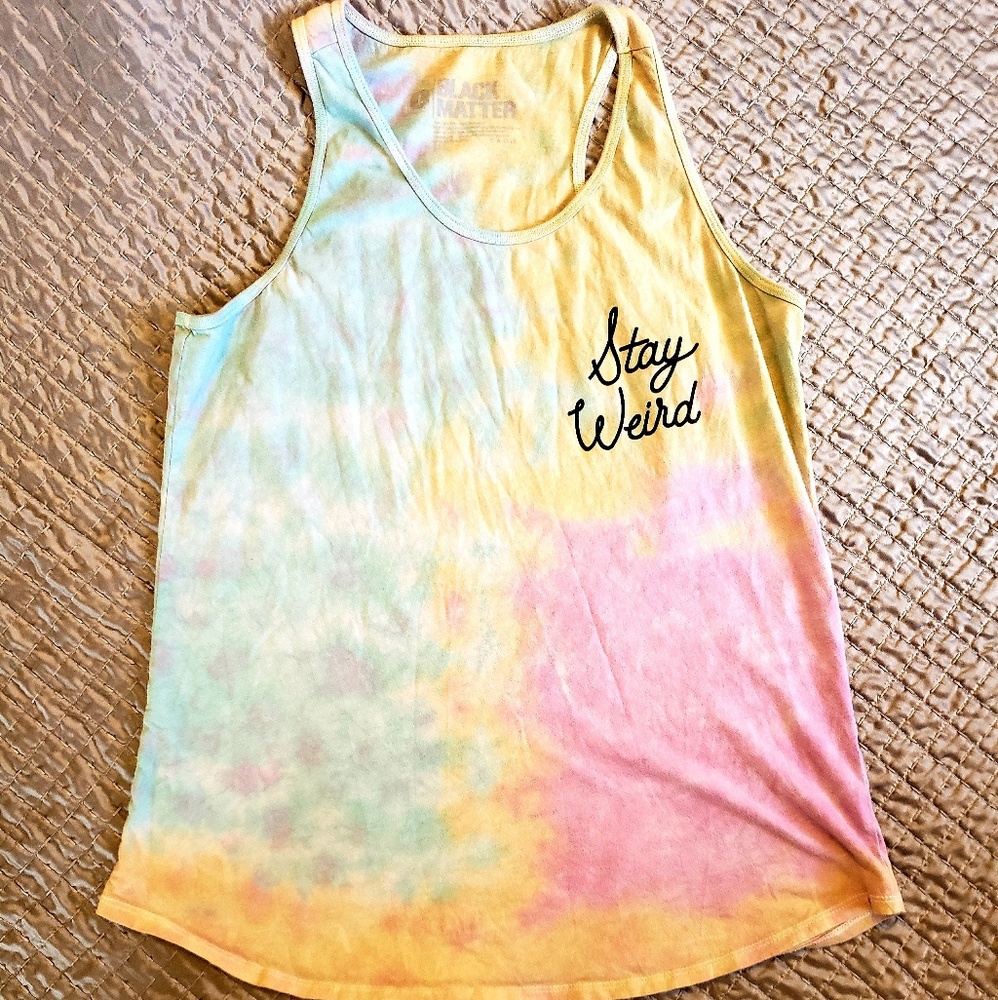 Large Tank Top Tie-dyed NWOT